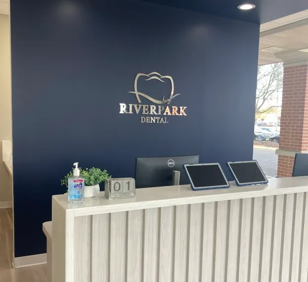 Riverpark Dental reception area